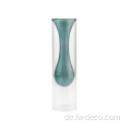 Kreative Doppel -Wandglas -Vase für die Heimdekoration